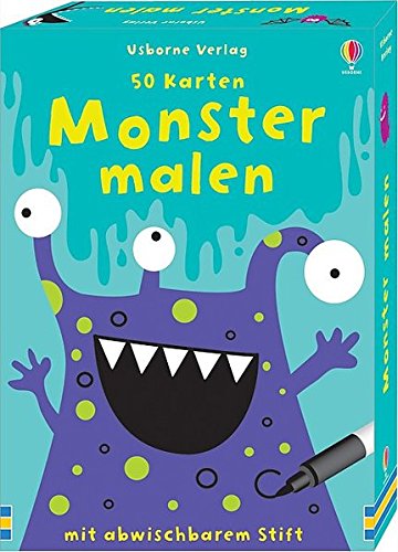 Monster Malbuch Zeichnen Malen Zubeh r